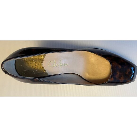 Cole Haan Brown Tortoise Shell Patent Leather Pumps Heels, Size 6 (US) - Picture 11 of 11